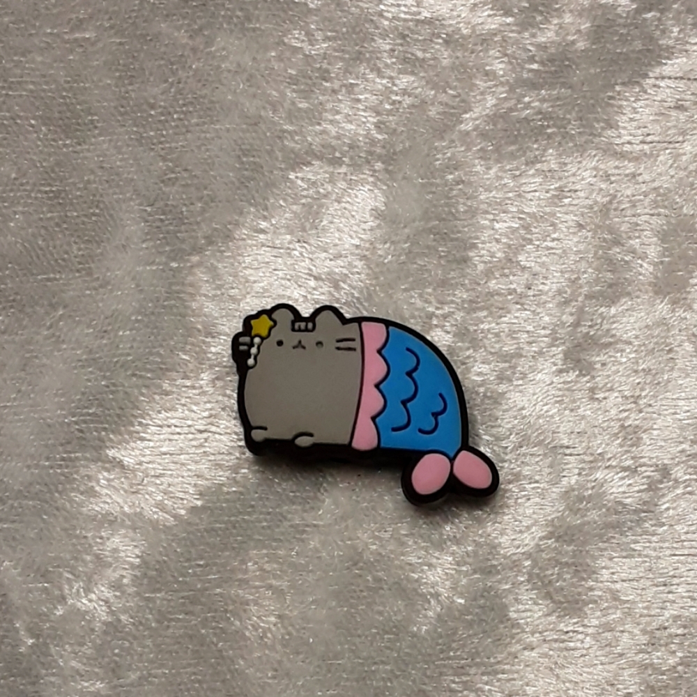 Pusheen Mermaid Croc Charm Jibbitz